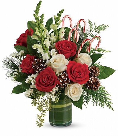 Teleflora&#039;s Festive Pines Bouquet
