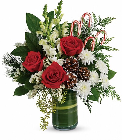 Teleflora&#039;s Festive Pines Bouquet